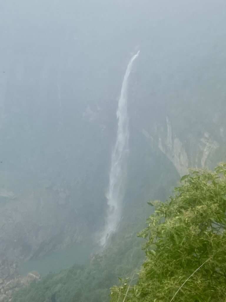 Nohkalikai Falls, Meghalaya, North East India.