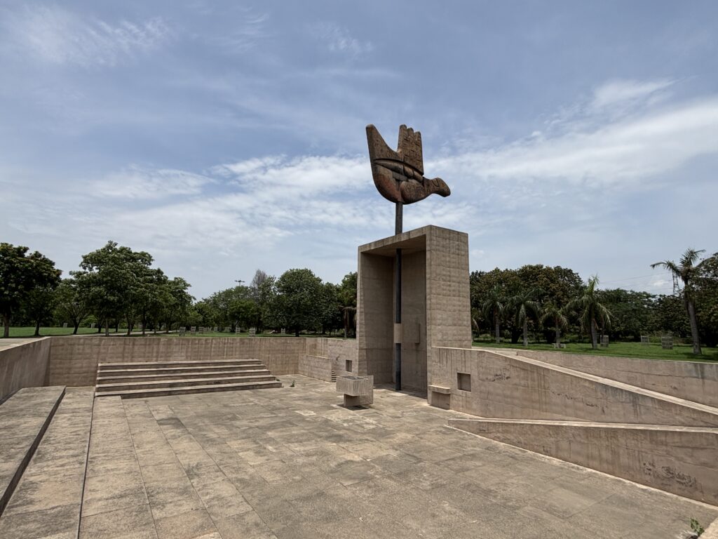 The Open Hand Monumant, The capitol complex, chandigarh.