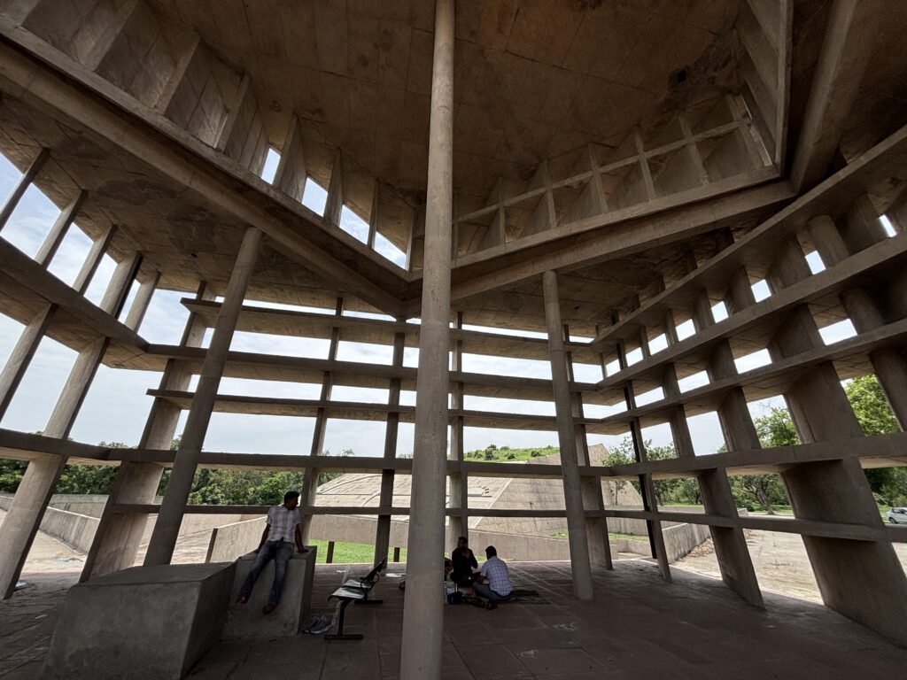 Tower of shadows, the capitol complex, chandigarh