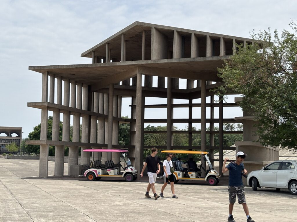 Tower of shadows, the capitol complex, chandigarh