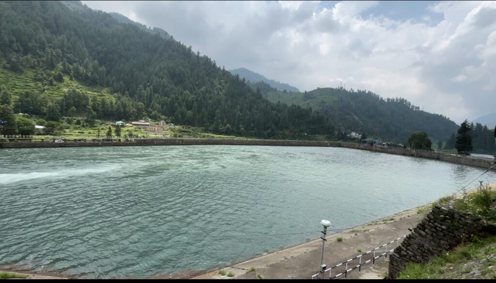 Dam reservoir, barot Valley, himachal Pradesh